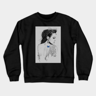 Somewhere in between Crewneck Sweatshirt